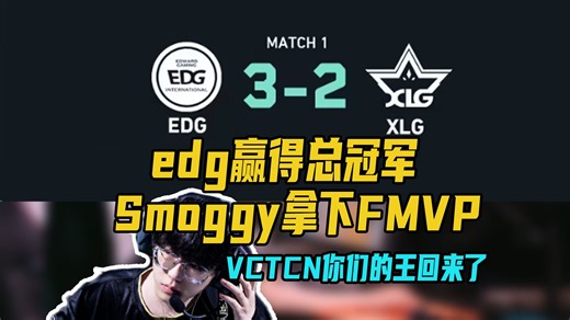 【EDG】恭喜edg3-2xlg拿下第一赛段总冠军！smoggy拿下FMVP | 精彩操作合集
