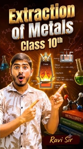 Extraction of metal explained by flowchart I Science class 10th #cbse #boardexam2027 #tanintyimpetus