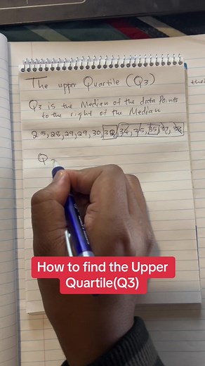 How to Find the Upper Quartile in Mathematics