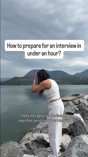 How to prepare for a 🇨🇦 interview in LESS THAN 60 mins...