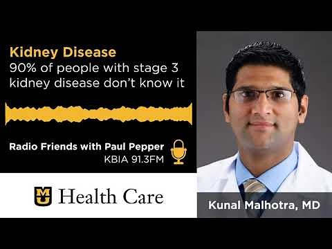 90% of People with Stage 3 Kidney Disease Don't Know It (Kunal Malhotra, MD)
