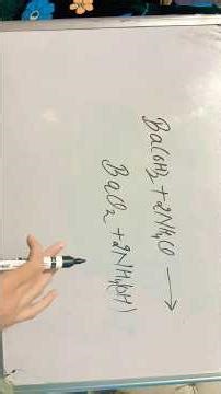 barium hydroxide and ammonium chloride reaction, class 10th chapter 1st science #scienceguide #neet