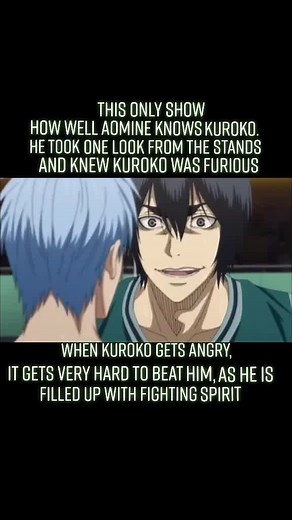 Kuroko's Anger Revealed: Aomine's Reaction to a Furious Kuroko