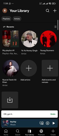 How to remove artist from your library on Spotify