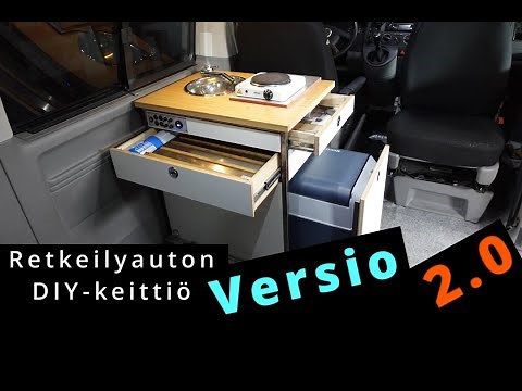 T5 Retkeilyauton DIY-keittiö v 2.0 🛠