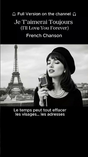 🇫🇷 Je T’aimerai Toujours | I’ll Love You Forever | French Chanson