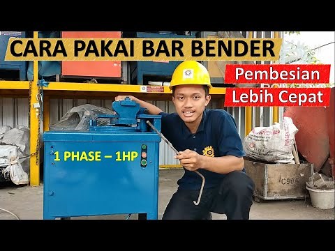 How to Operate a 1 Phase Bar Bender Machine