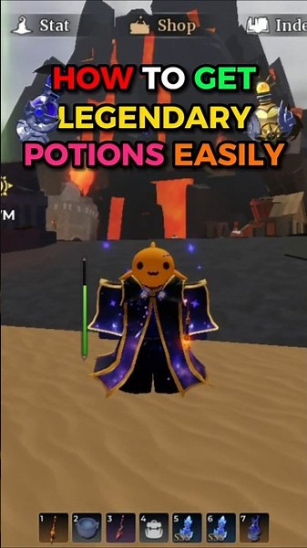 How To Get Legendary Potions Easily in Roblox Wizard Alchemy