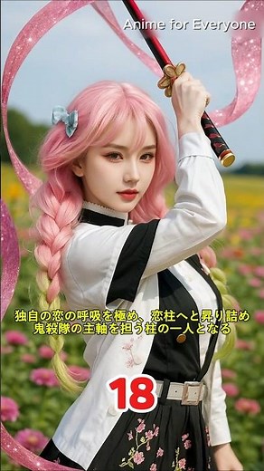 The Evolution of Mitsuri Kanroji: The Love Hashira with Sakura Hair and a Tragic Fate