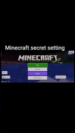 Minecraft Secret Setting 😱 | Button Problem FIX #minecraft