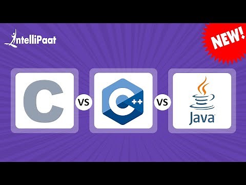 C v/s C++ v/s Java | Difference Between C, C++ and Java | C and Java Difference | Intellipaat
