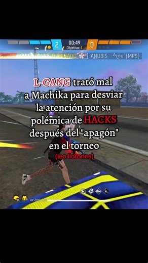 Polémica de Hacks en Free Fire: L-GANG y Machika