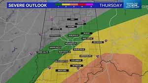 Live Doppler 13 Weather Blog: Severe storm threat Thursday