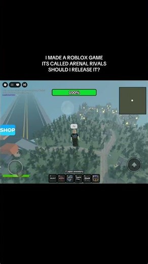 I made my own Roblox game… should I release it? 🎮🔥 #roblox #robloxdev #gaming #fyp #robloxgame