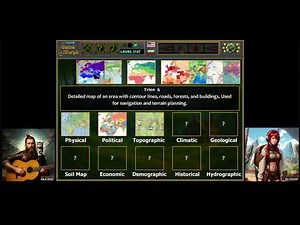 Geo Map Types Puzzle 🌍🧩🎓 Fun Geography Homework (Education Games)