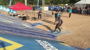 This is the way to do it! 👍 #roughrunner #ninjawarrior #totalwipeout #gladiators #takeshiscastle #wipeout #ocr #fun #mud #run | Rough Runner