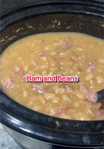 Delicious Ham and Beans Crock Pot Recipe