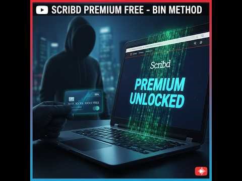 How to GET Scribd Premium for Free using BIN