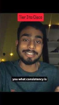 Tier 3 College to Cisco SDE | 4 Years of LeetCode Consistency | Amazon Flipkart Offers