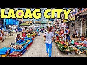 【4K】LAOAG CITY MARKET STREET FOODS | WALKING TOUR AUGUST 2025