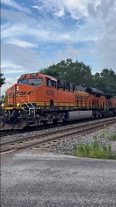 CSX G110-22 BNSF Empty Grain Train from Sterling, Ohio 7/26/2025 #shorts #bnsf #csx #train #railroad