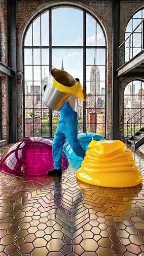 👉THIS Luxury FLOOR IS JUST Amazing🤯!Pink& sky blue Floor Transformation