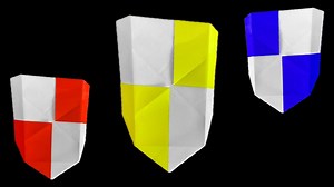 折り紙1枚で作るかっこいい盾の折り方　簡単な作り方　子どもでも作れて遊べるおりがみ　origami 【音声解説あり】 – ゆいの手裏剣教室