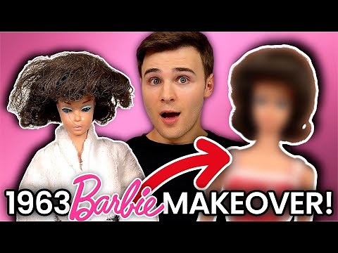 Vintage 1963 Fashion Queen Barbie Restoration! Doll Spa Day / Makeover!