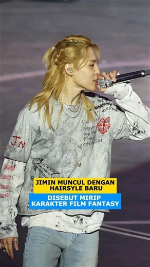 JIMIN'S BRAIDED HAIRSTYLE #jimin #armybts #btsarirang