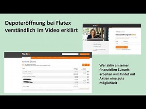VF0002 - Depoteröffnung bei flatex leicht erklärt