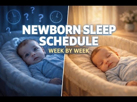 Newborn Sleep Schedule Explained-(Week by Week) | First Month Guide