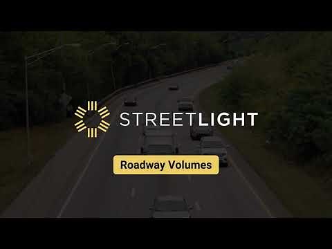 StreetLight InSight® Demo: Roadway Volumes