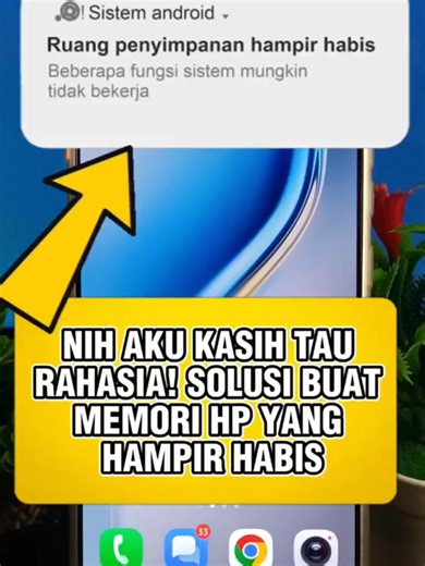 Rahasia Memori HP yang Hampir Habis
