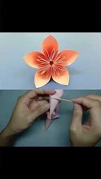 How to make a Kusudama Paper Flower