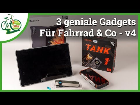 3 brilliant gadgets for cycling & more - v4 📱 Outdoor mobile phone 🔦 Flashlight 📱 Tablet