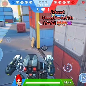 Internet connection lost 🤡🤬🤬#mech arena #Guardin mech #Ember Gun 8