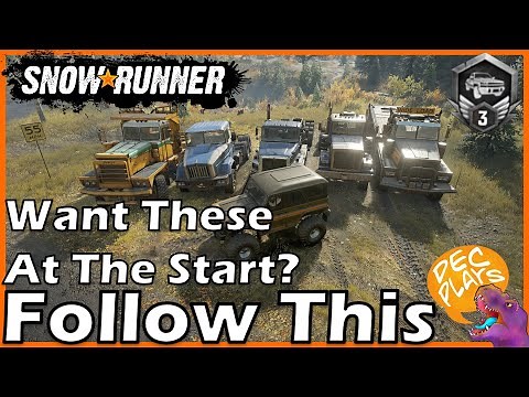 BEST SNOWRUNNER START IN 2023