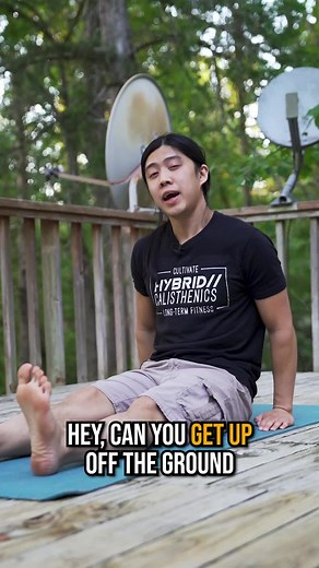 958K views · 65K reactions | Can you stand up off the ground without using your hands? While this ability seems very simple for some - there are many who can't do it! Or at least, can't do it without some cracking and pain. If this is you - here are some simple ways you can build up whenever you're standing up any way! My hope is to start providing some simple tips that everyone can integrate into their daily lives. Hope this helps! | Hybrid Calisthenics | Facebook