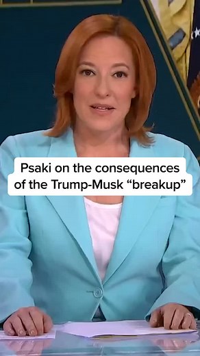 1.1K reactions · 18 shares | @jenpsaki talks about the consequences of the “breakup” between Elon Musk and President Donald Trump. “The alliance of Trump and Musk did huge damage to the U.S. government… but their breakup could do huge damage as well.” | MS NOW | Facebook