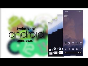 Evolution of Android 1.0 to 16 (4K 60FPS)