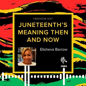 We are united by an innate yearning for freedom more than anything that separates us. Instead of just recalling Juneteenth’s past, let’s use this day to foster a better future. One of our own Zebras shares her perspective on this significant date and provides ideas for meaningful celebrations. http://social.zebra.com/6187YFDWW | Zebra Technologies