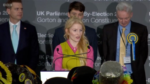 Watch: 'Working hard used to get you something', says plumber Hannah Spencer in victory speech