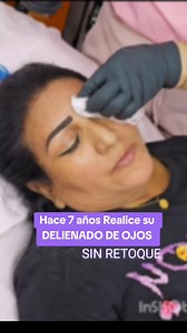 🔸️RETOQUE DE CEJA COMPACTA ◾️Hace más de 7 años Realice su Delineado Negro y Beige 👌🤩 | Delineados Permanentes Julieta