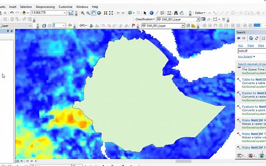 nc数据读取与处理(基于Arcgis)