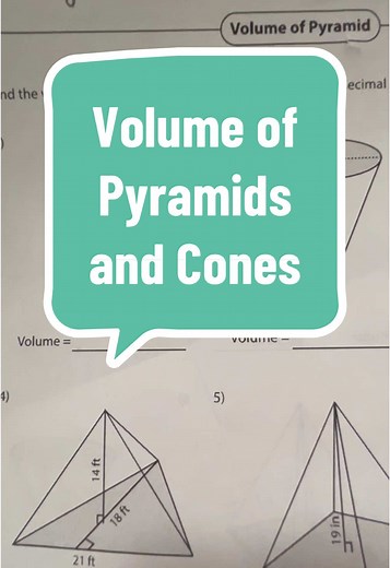 Volume of Pyramids and Cones Explained Easily