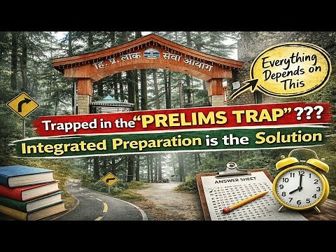Detailed Integrated Plan for Prelims & Mains|| Monthly Prep Plan for HPAS (Now to June 2026) Part1️⃣