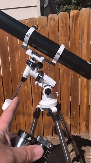 Celestron Astromaster 90 /Gskyer F90 1000mm F11 refractor telescope for beginner #celestron #deepsky