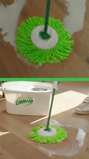 Lightning Spin Mop Cleans Better