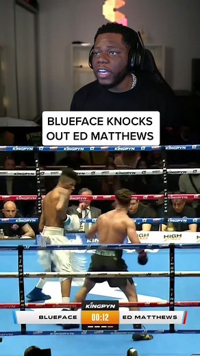 Blueface Knocks Out Ed Matthews in Exciting Boxing Match