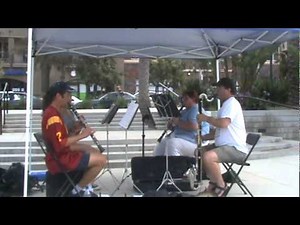 Handel Bouree from Water Music - Clarinet Quartet